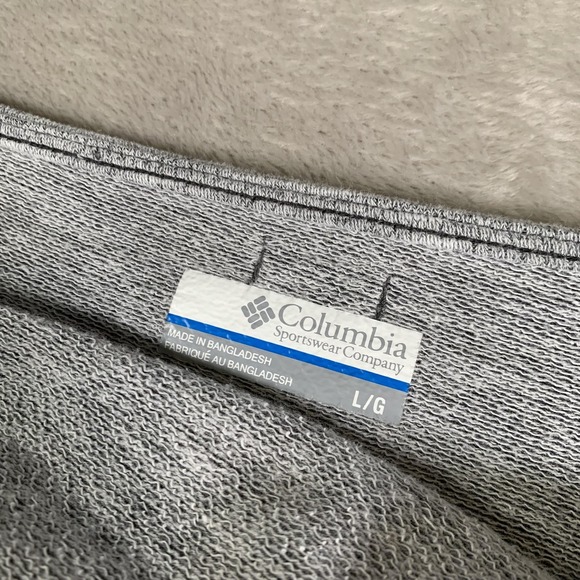 Columbia Sweatshirt Womens Large Gray Heather French Terry Tunic Pullover Lounge - Picture 3 of 10